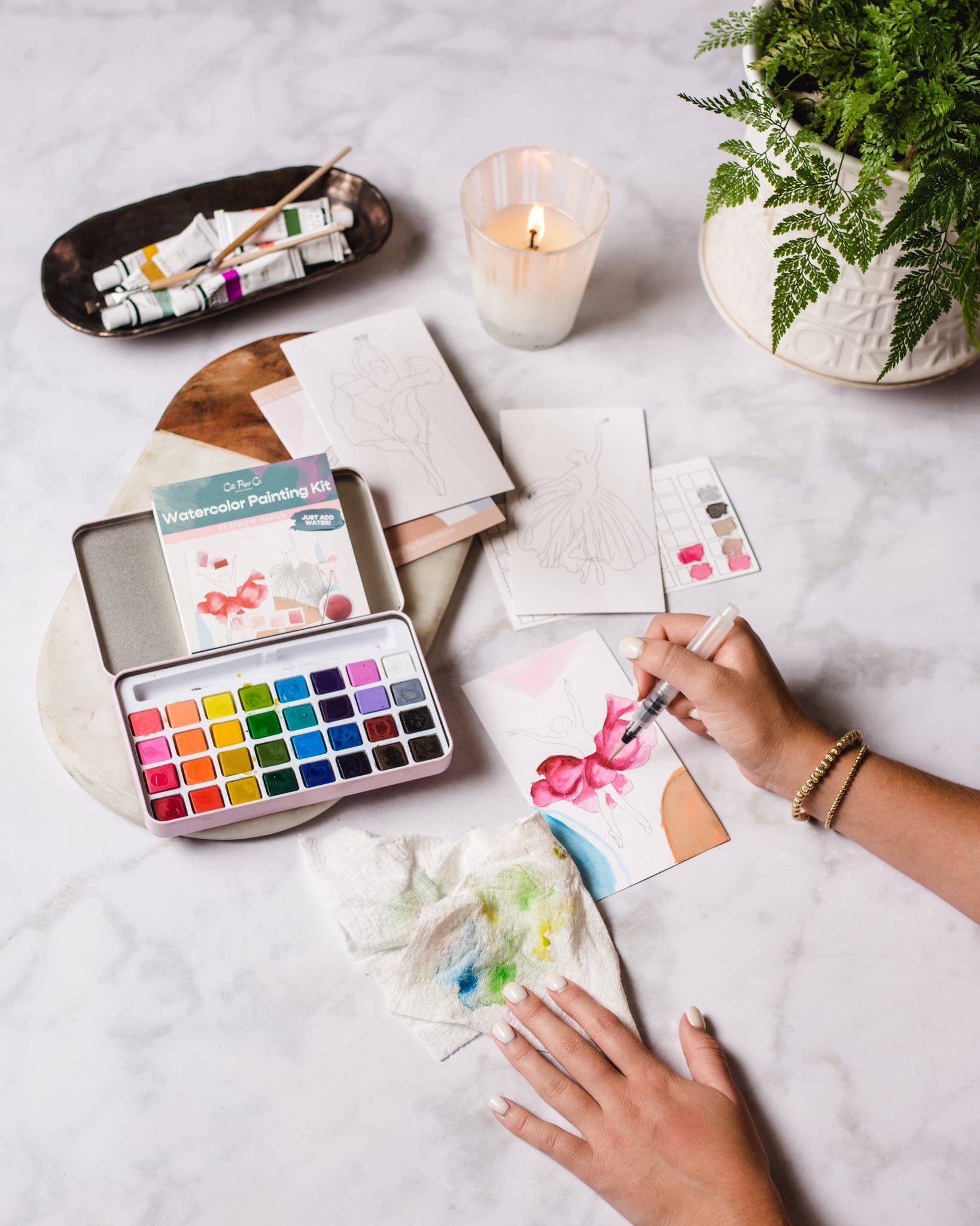 Citrus Fruits|watercolor painting kit