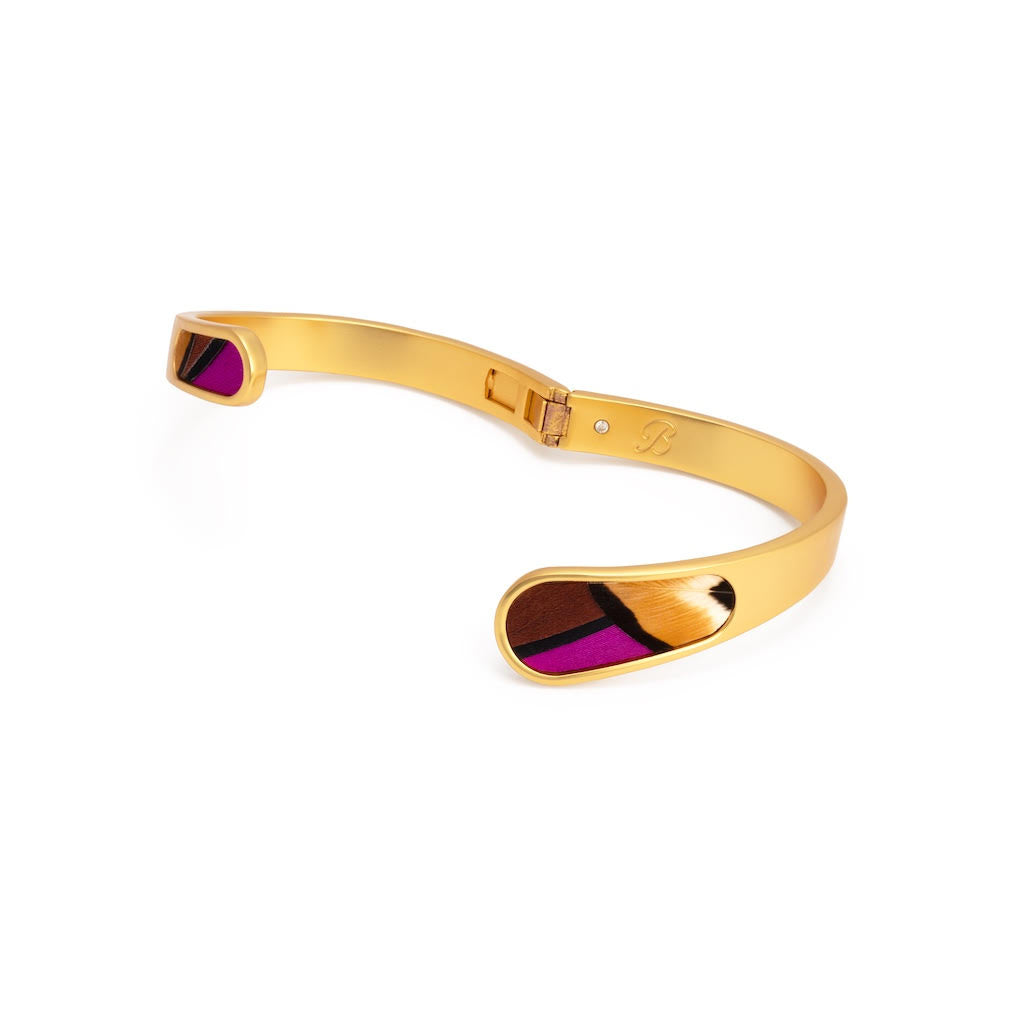 Aaliyah Bezel Hinge Cuff