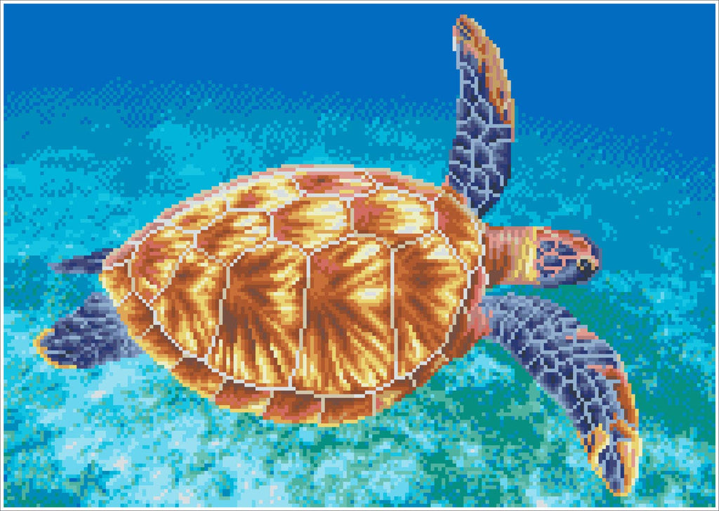 Graceful Swimmer (Square)