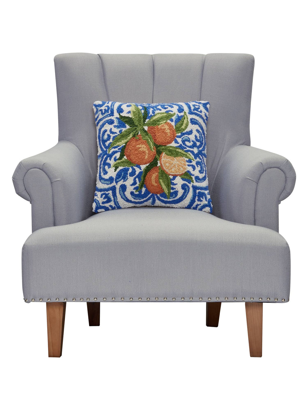 Mediterranean Oranges Hook Pillow