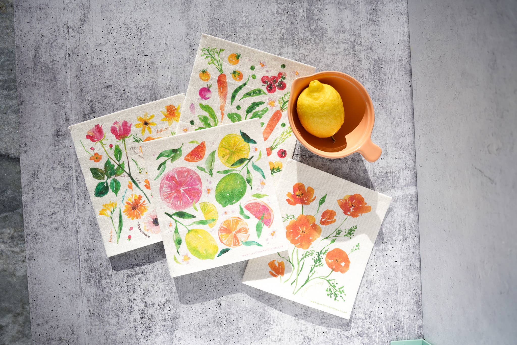 Swedish Dishcloth- Florals (Single)