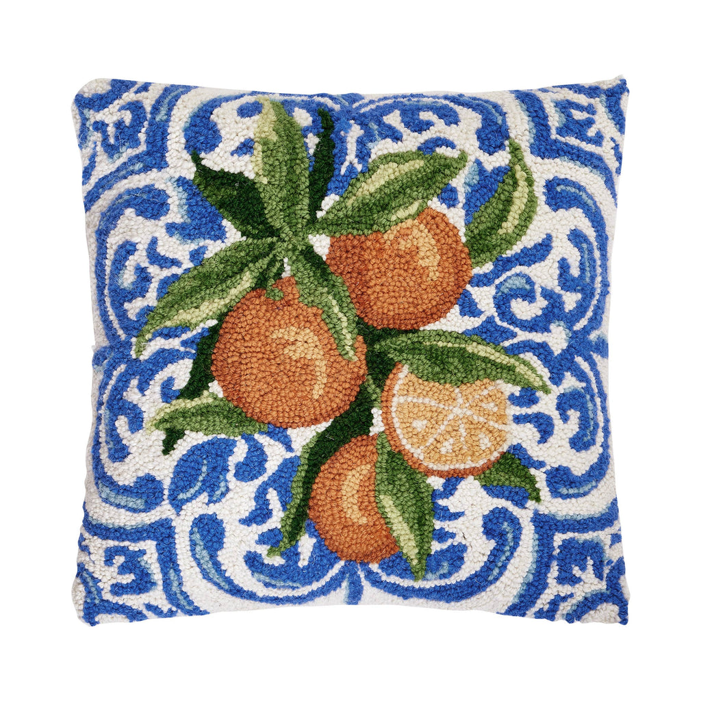 Mediterranean Oranges Hook Pillow