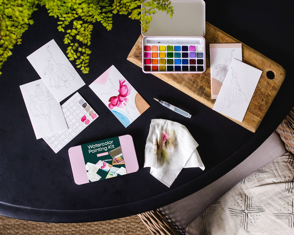 Flower Girls|watercolor painting kit