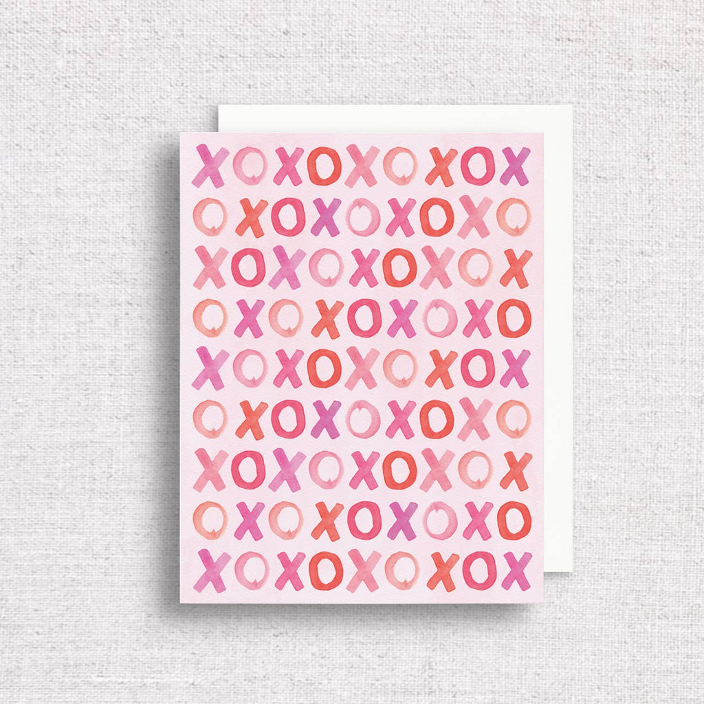 X's and O's Valentine's Day Greeting Card | Love Card