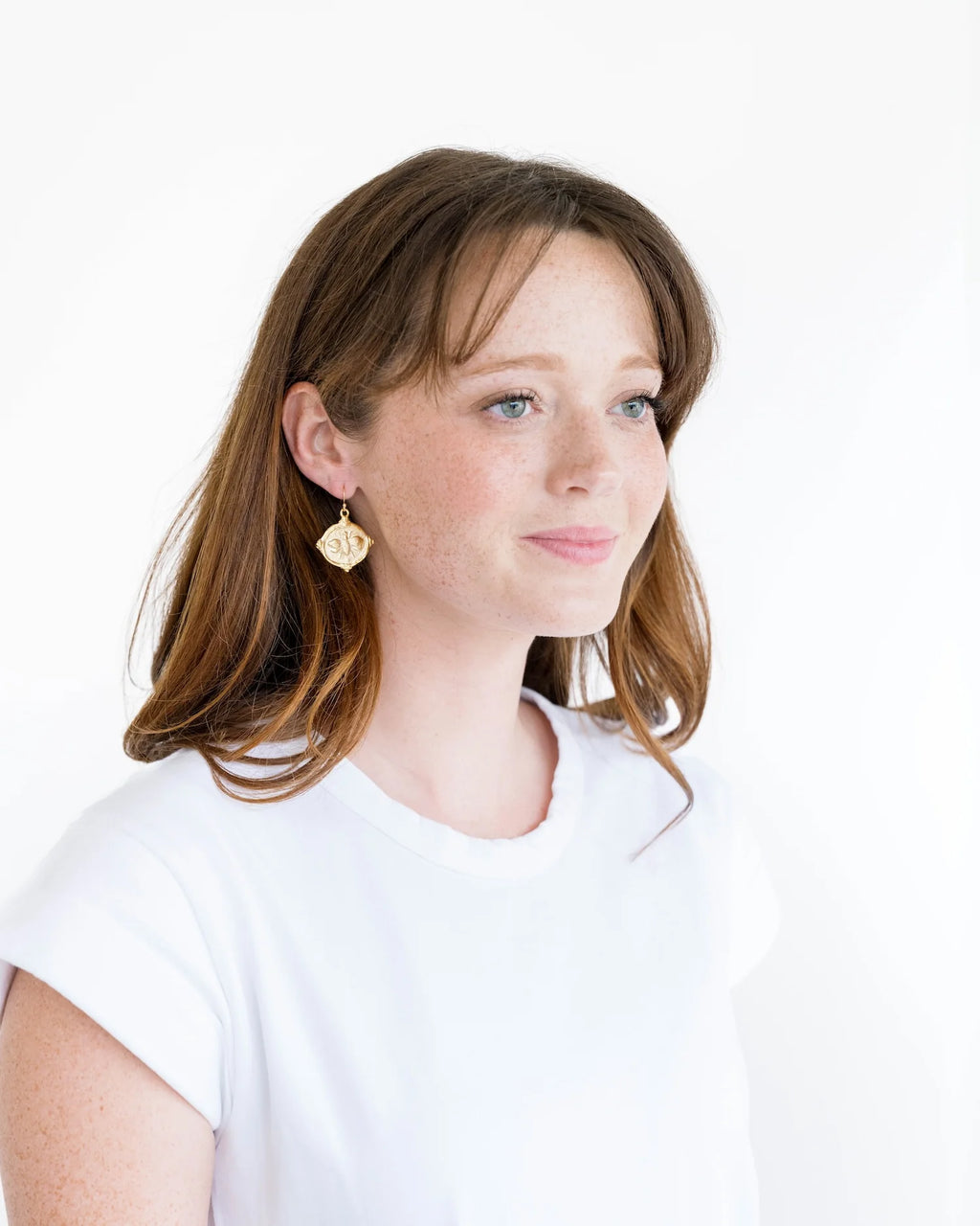 Bee Intaglio Earrings