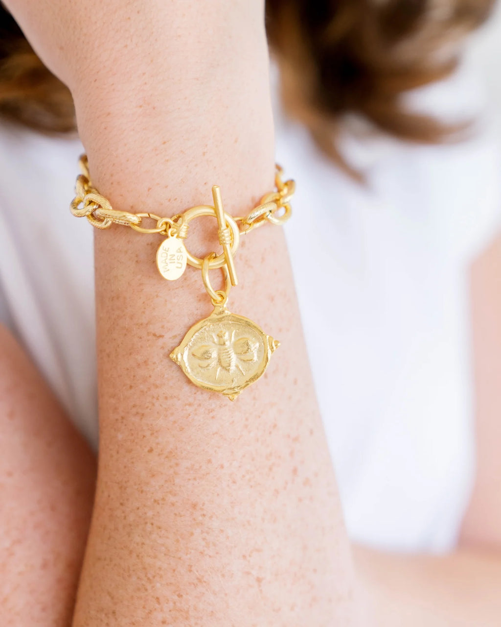Bee Intaglio Bracelet
