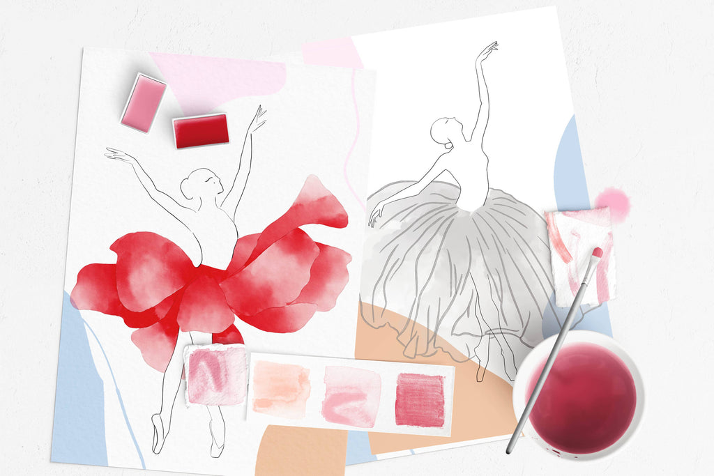 Flower Girls|watercolor painting kit