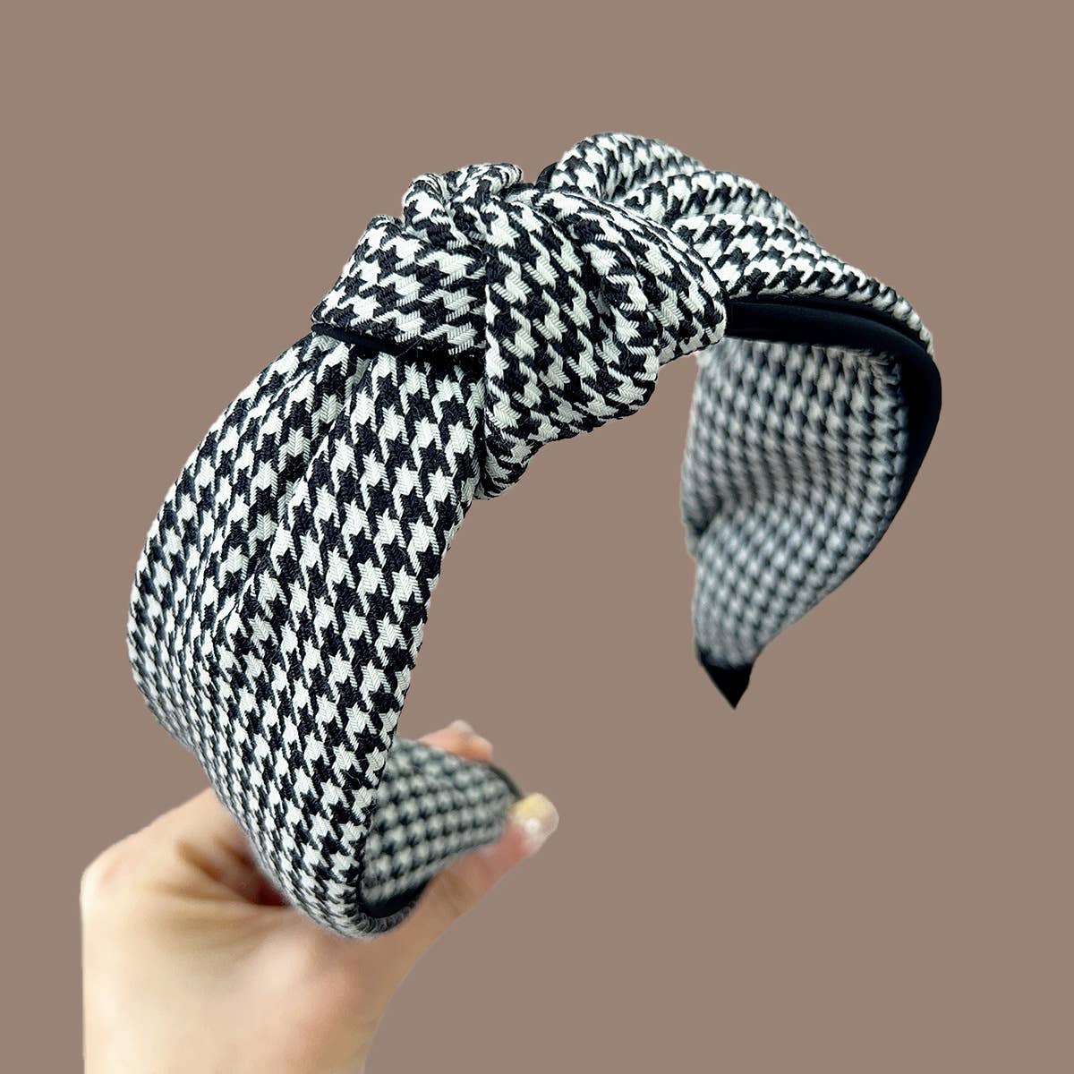 Houndstooth Knot Headband