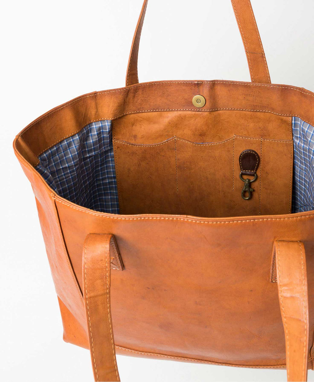 Modern Leather Tote