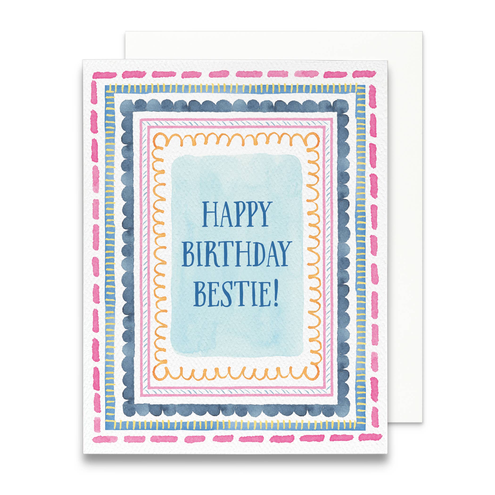 Happy Birthday Bestie Greeting Card | Birthday Greeting Card
