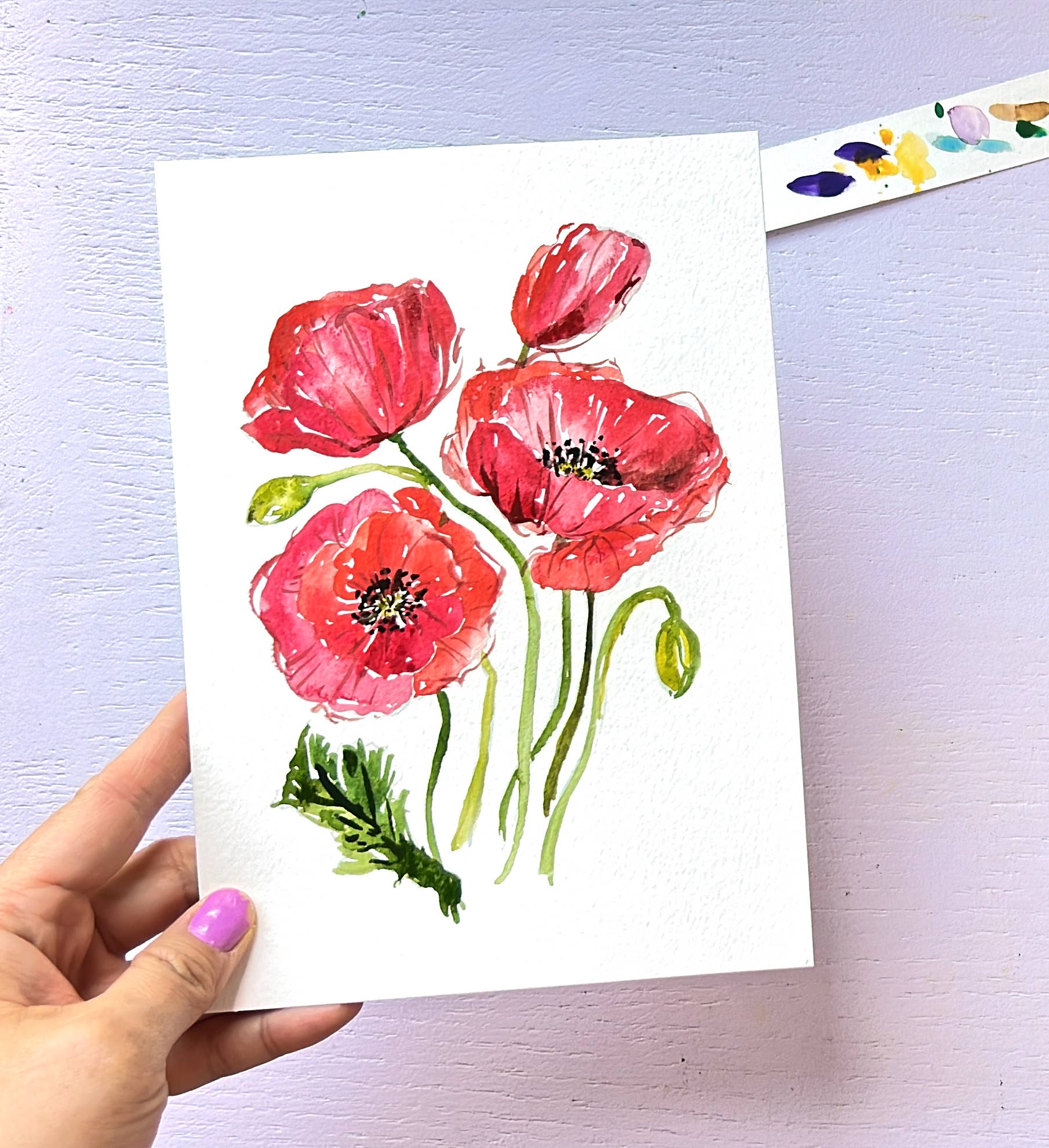 Wildflowers Watercolor All-In-1 Kit for Beginners