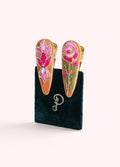 Jewelled Hair Clips| Powder| Summer Roses