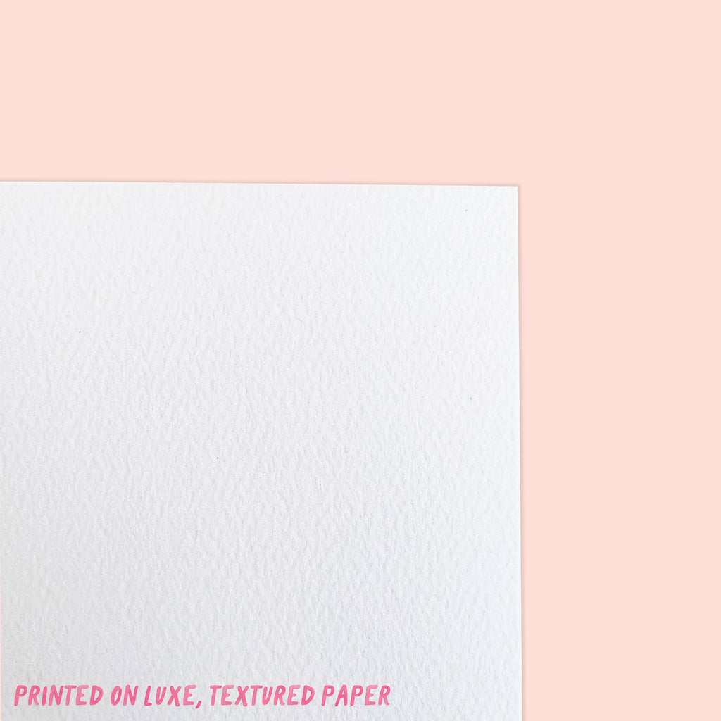 Colorful Stripes Thank You Card | Gold Foil Thank You Card