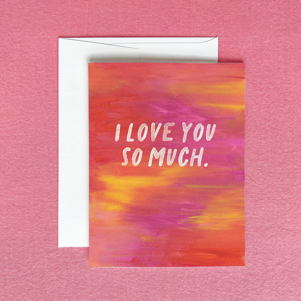 I Love You Greeting Card | Anniversary Card