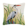 Great Blue Herons| Hook Pillow|Sally Eckman Roberts