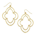 Dotted Scallop Earrings| Susan Shaw| Gold