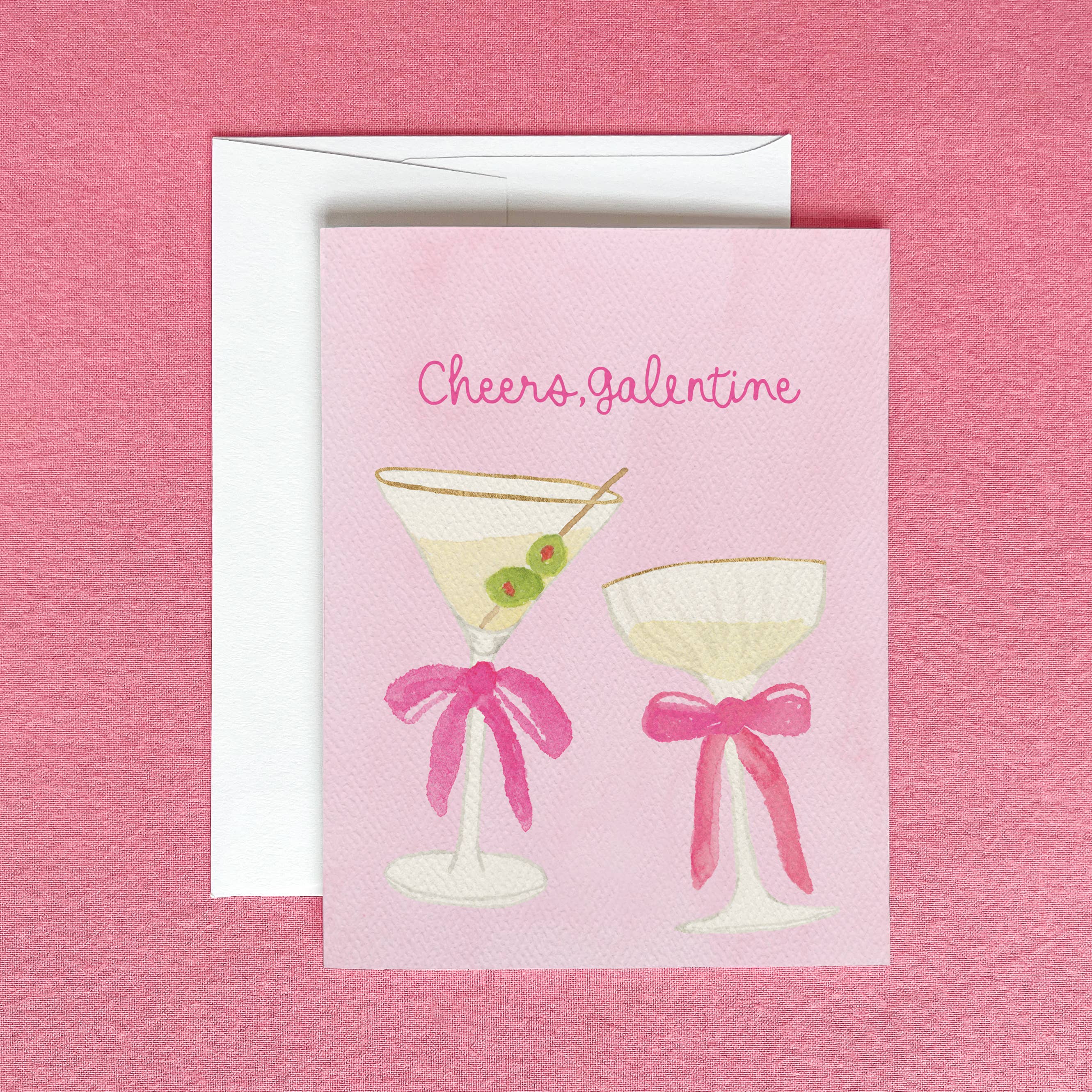 Cheers Galentine Card | Galentine's Day Greeting Card