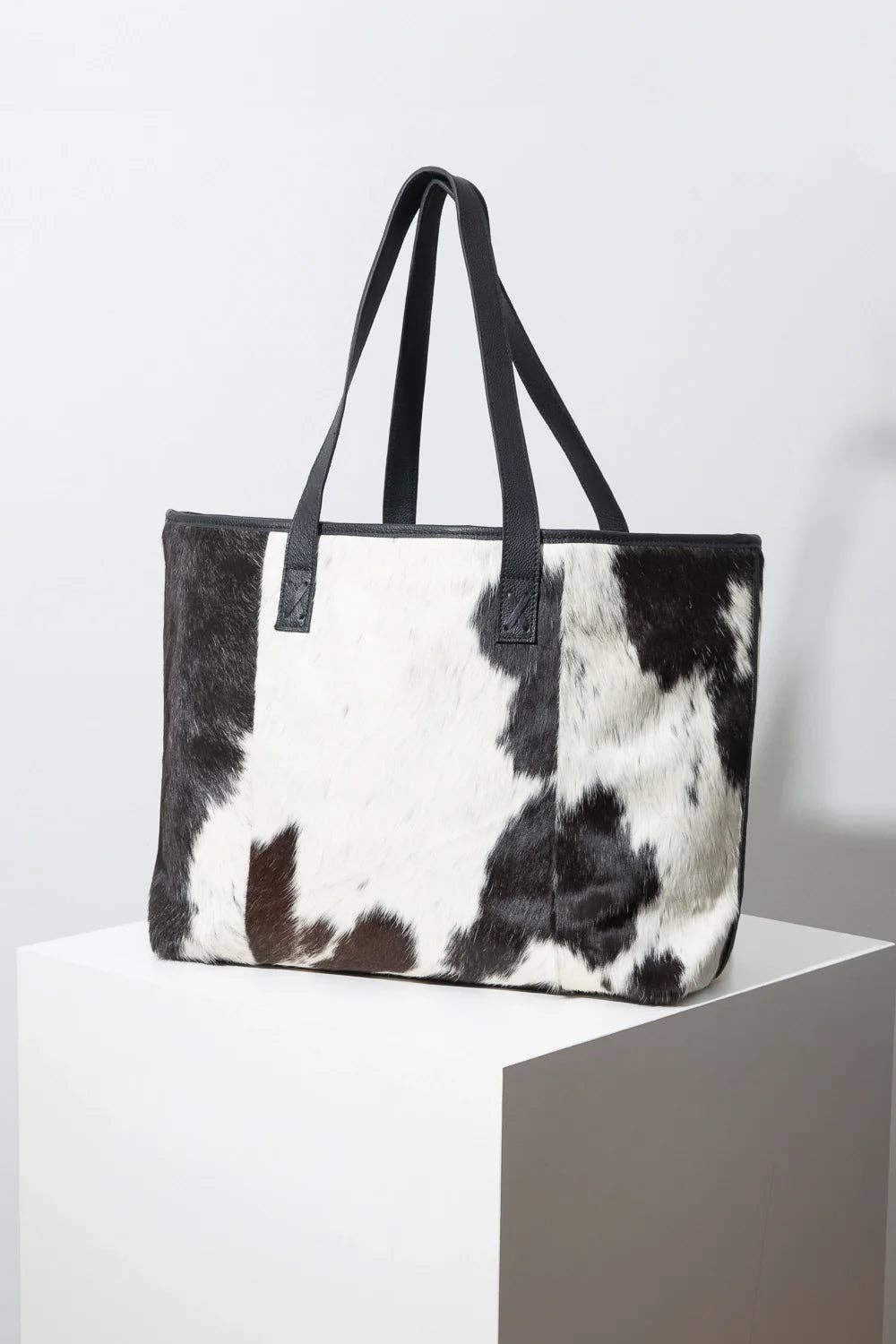 Modern Leather Tote, Cowhide