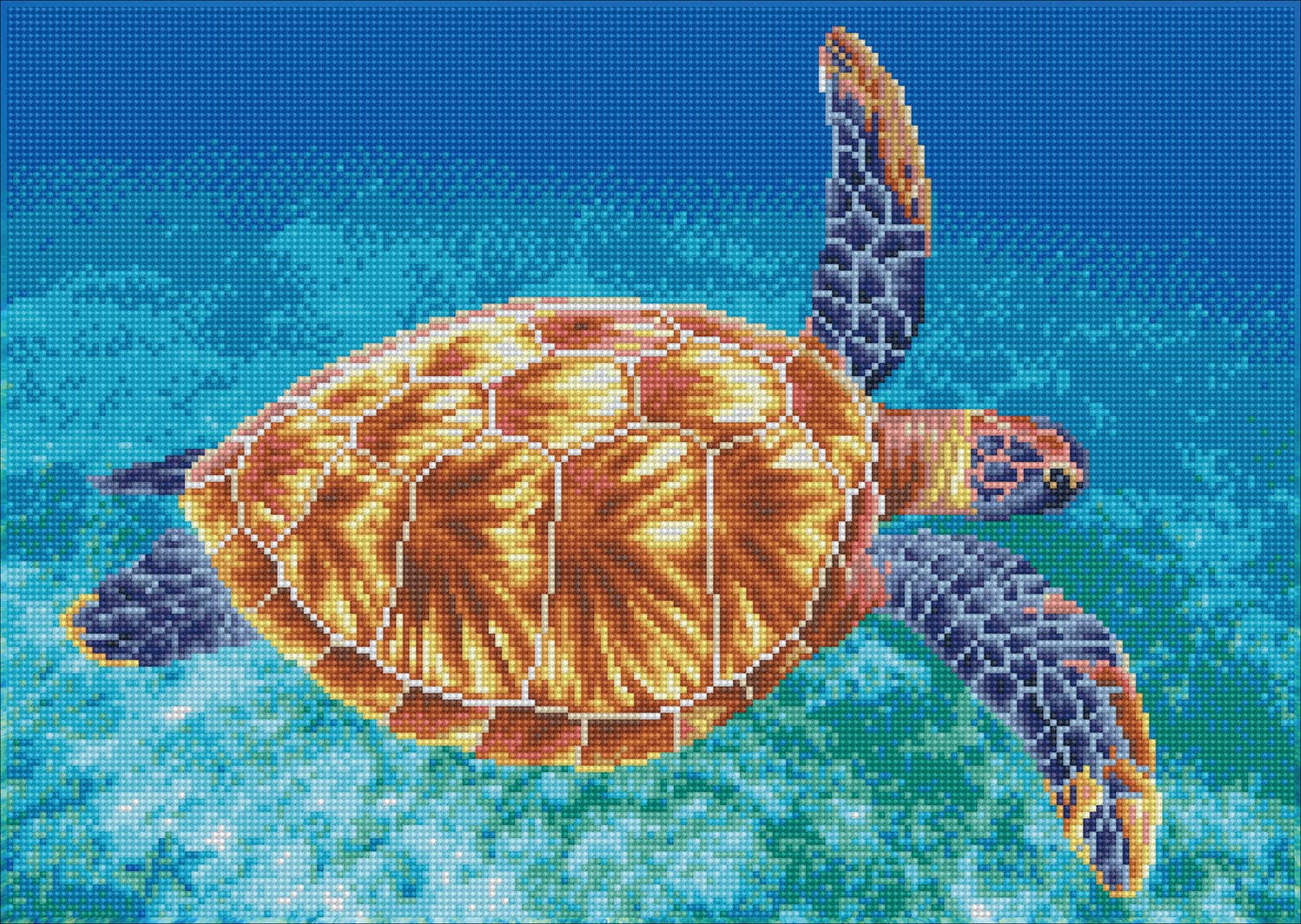 Graceful Swimmer (Square)