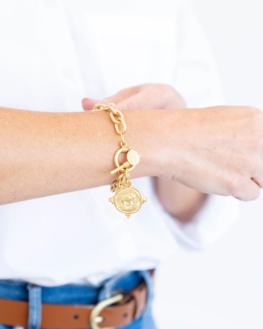 Elephant Intaglio Bracelet