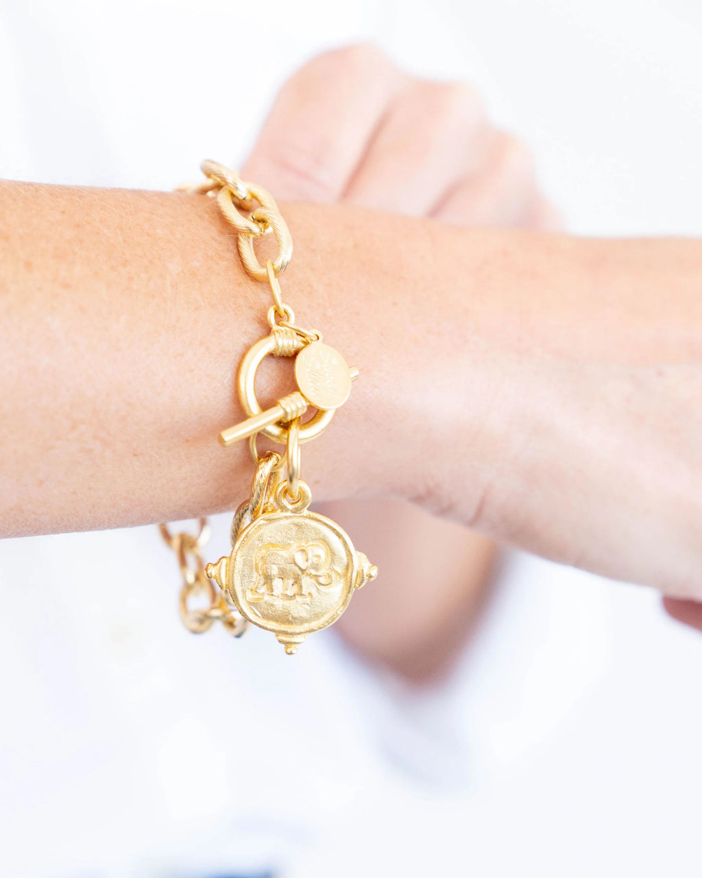 Elephant Intaglio Bracelet