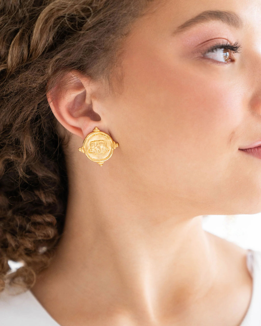 Elephant Intaglio Studs