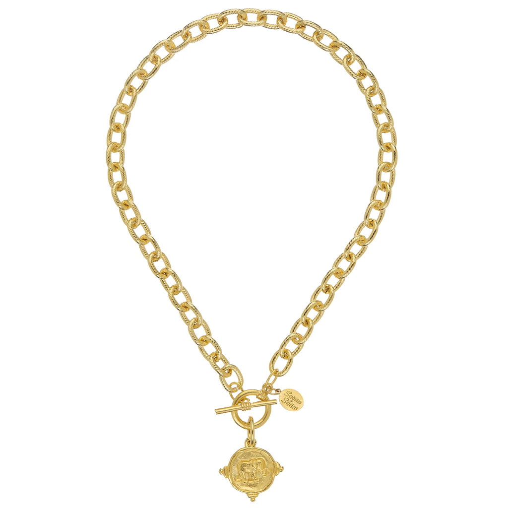 Elephant Toggle Necklace