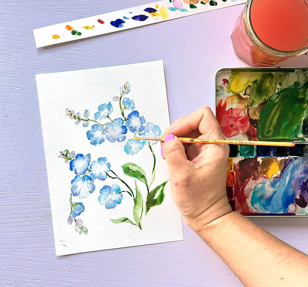 Wildflowers Watercolor All-In-1 Kit for Beginners
