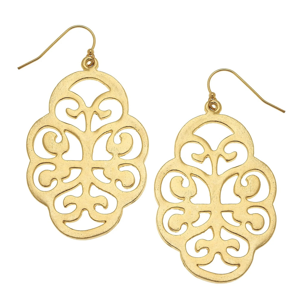 Leaf Cut Out Earrings