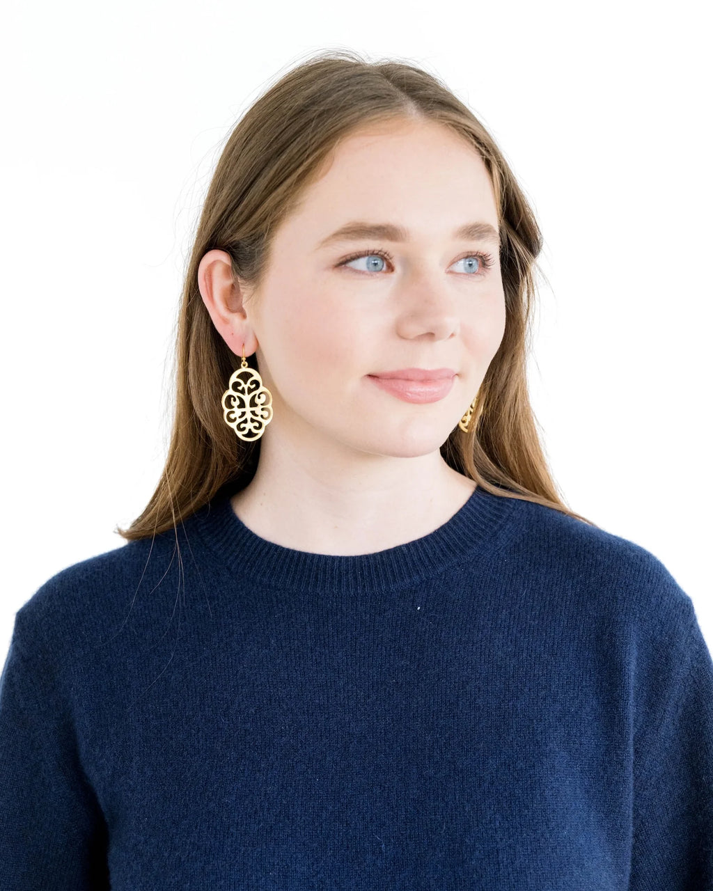 Leaf Cut Out Earrings