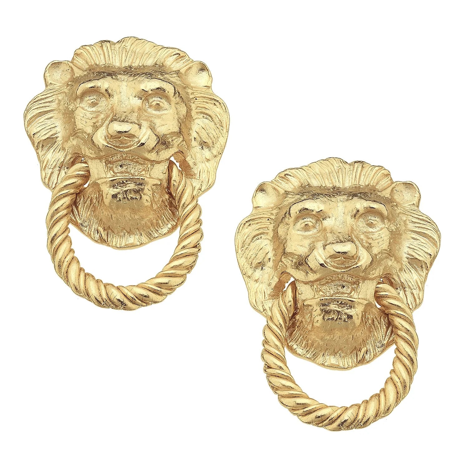 Lion Knocker Earrings