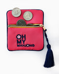 Pink Coin & Dice Bag| Oh My Mahjong