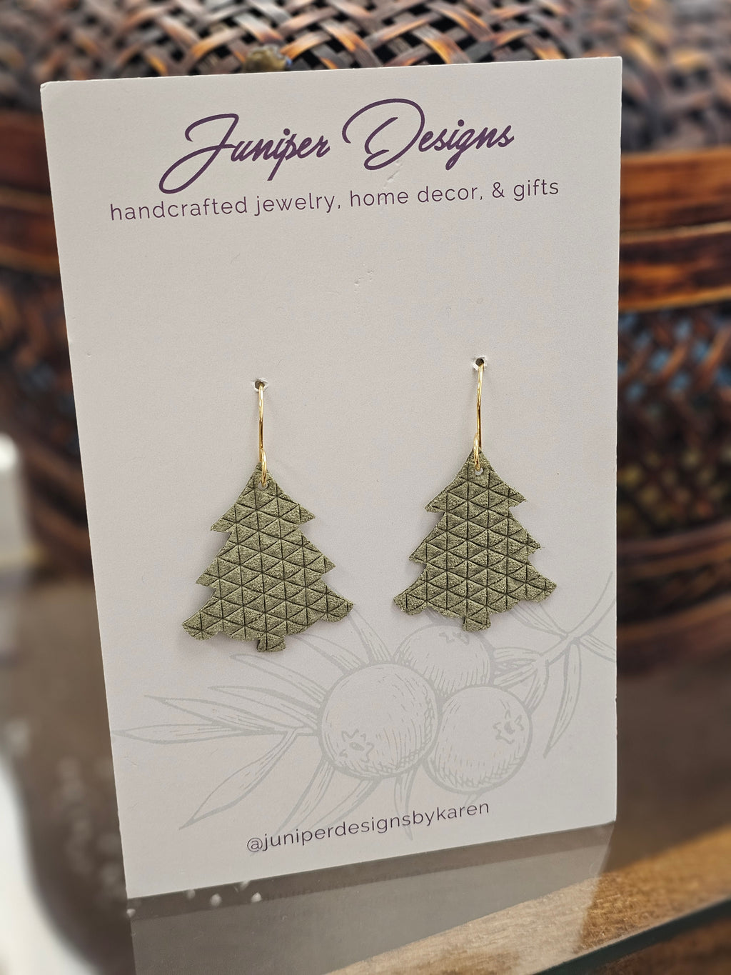 Handmade Holiday Earrings - Unique Artisan Jewelry | Juniper Skies