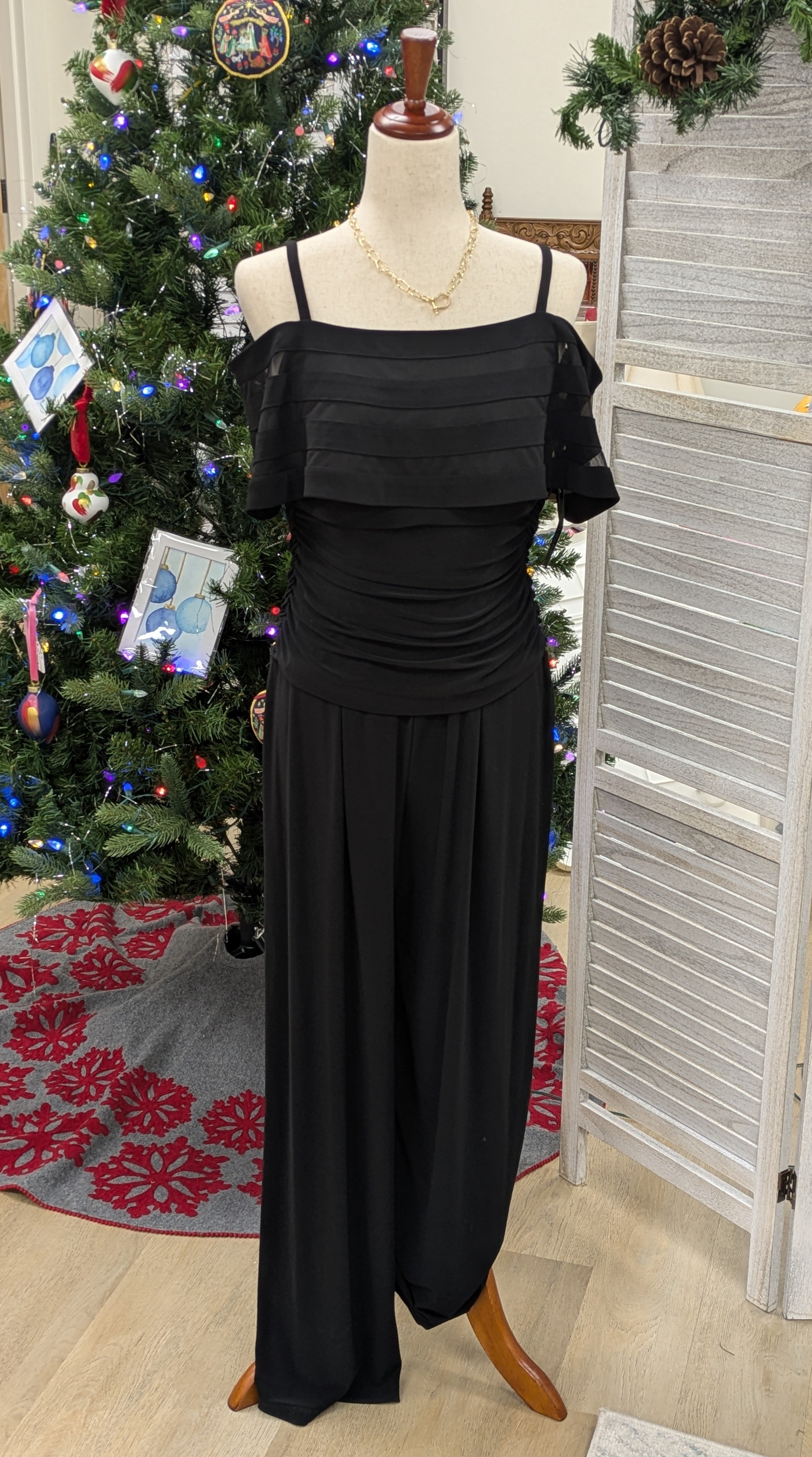 R&M Richards Black jumpsuit