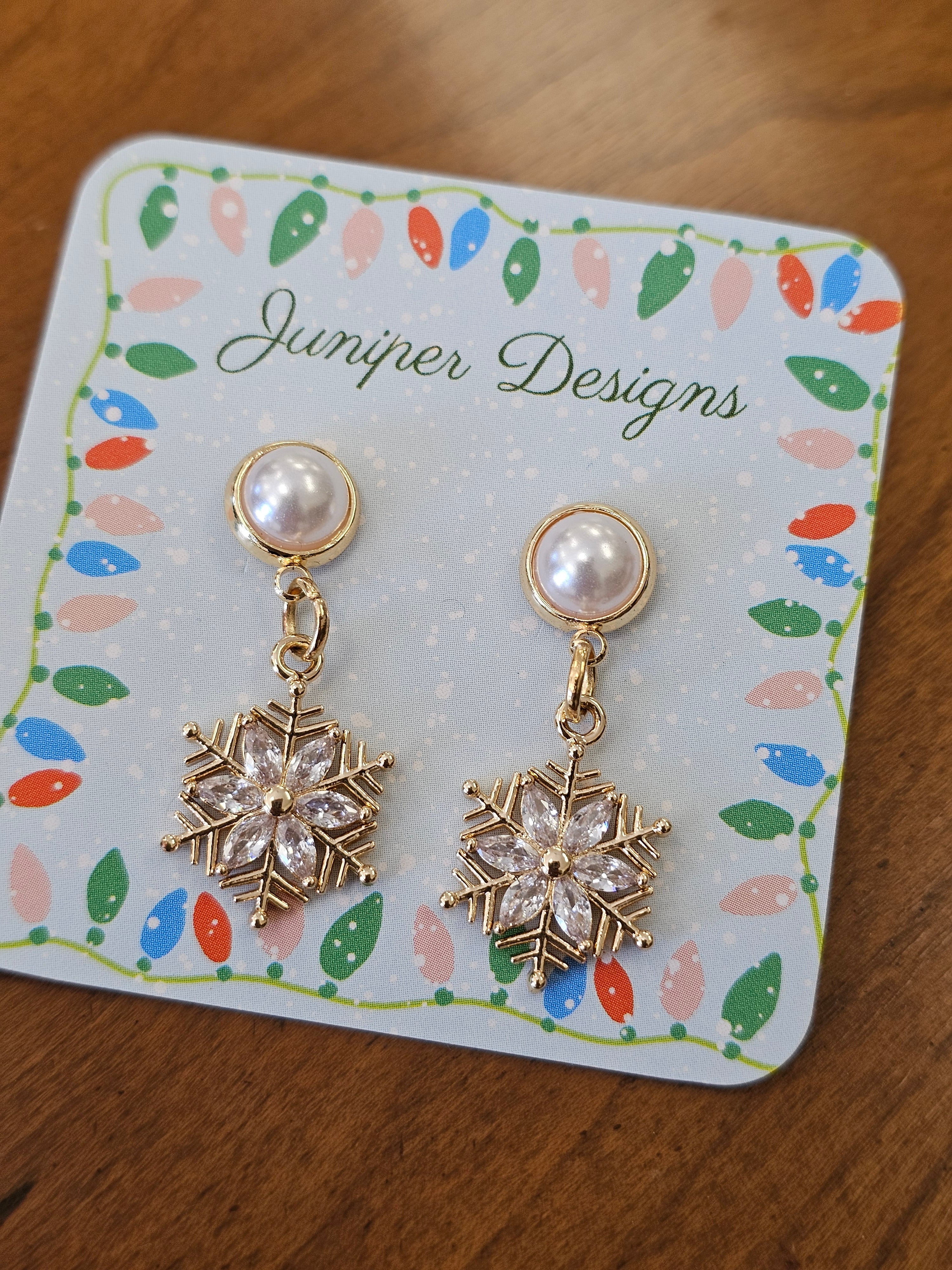 Handmade Holiday Earrings - Unique Artisan Jewelry | Juniper Skies