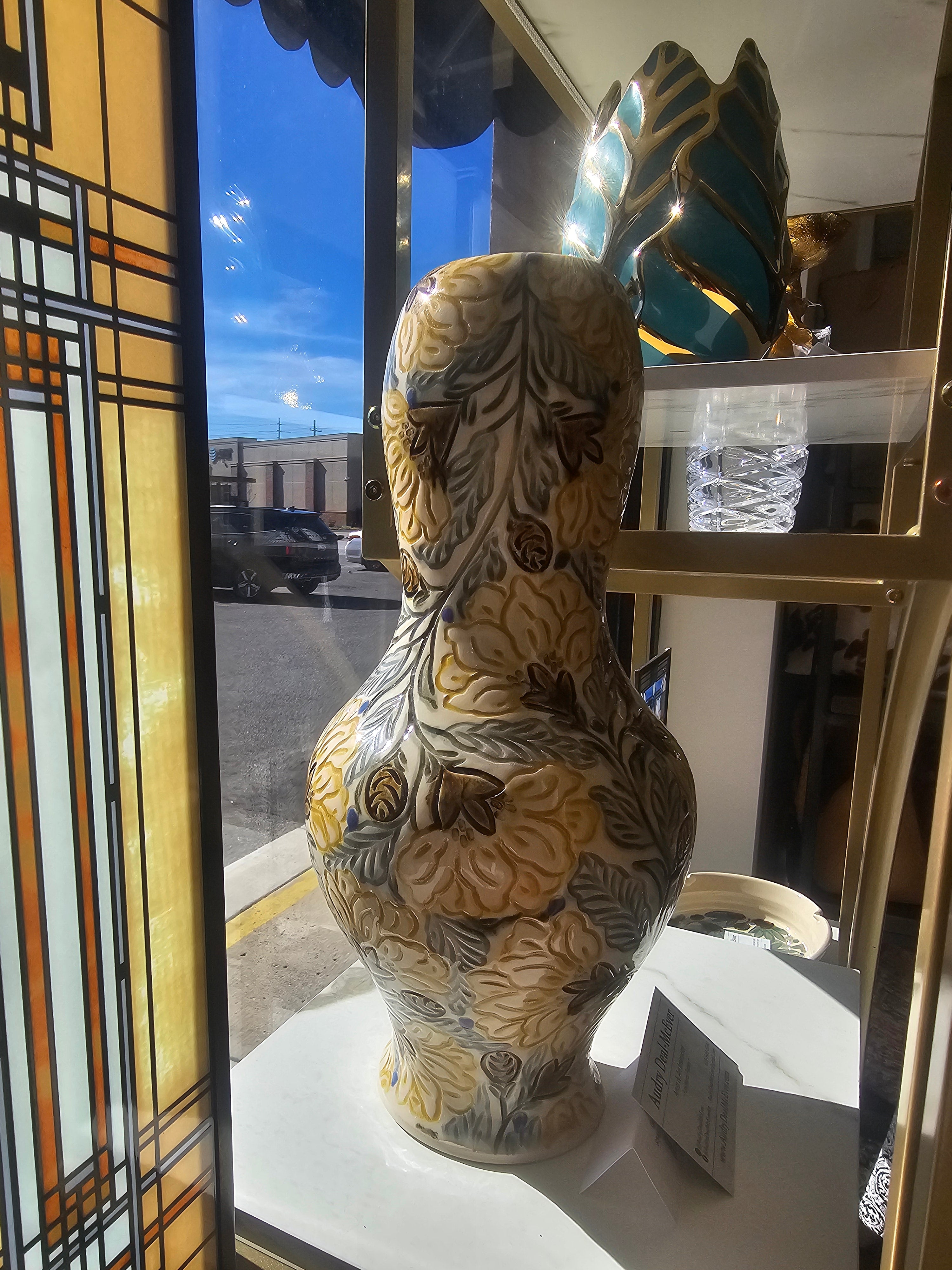 Hand-Crafted Gourd Shaped Vase