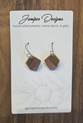 Small Wood & Acrylic Dangle| Natural Muse Collection| Juniper Skies