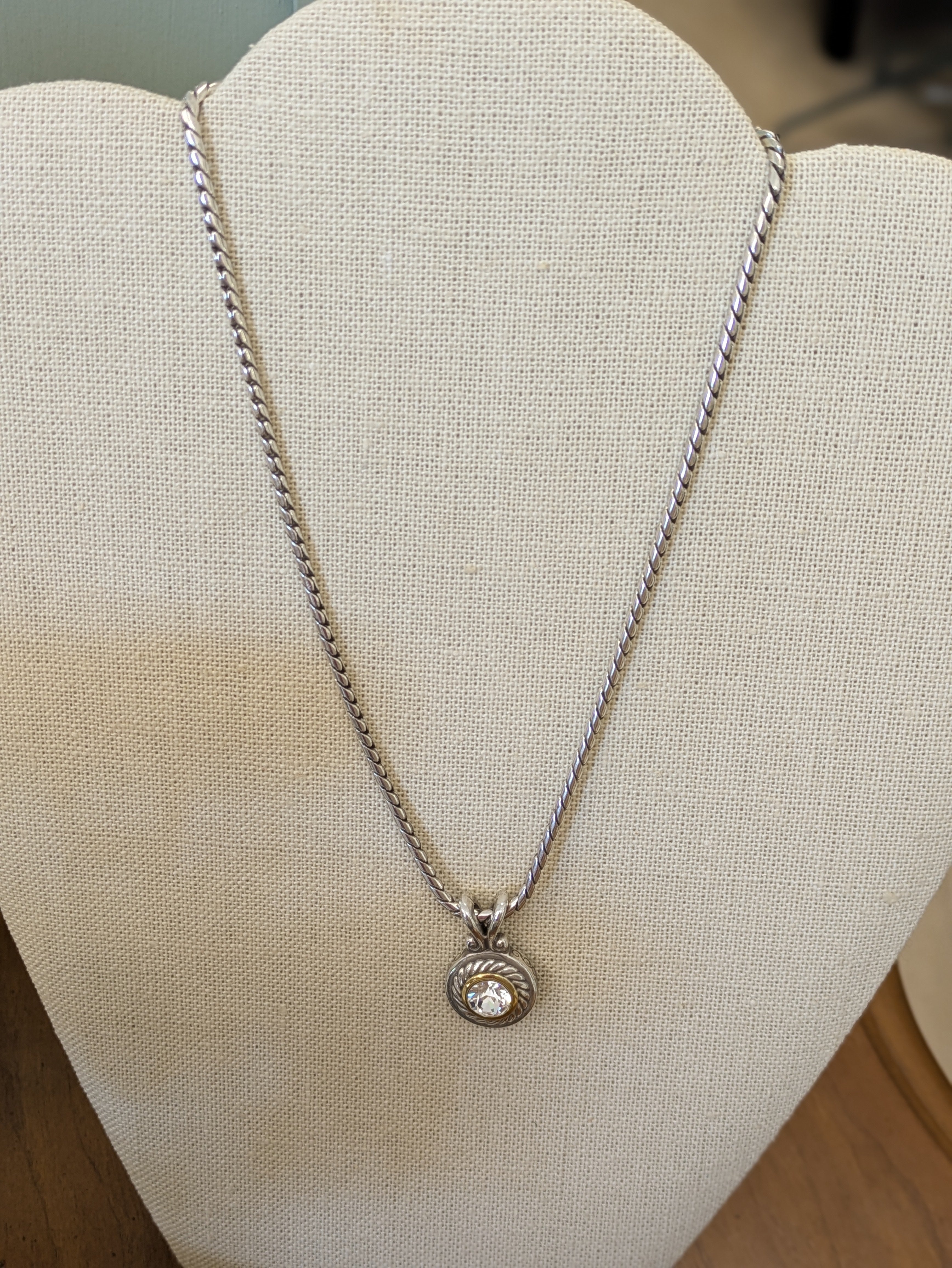 Brighton crystal pendant necklace