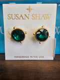 Coupe Studs| Susan Shaw| Evergreen