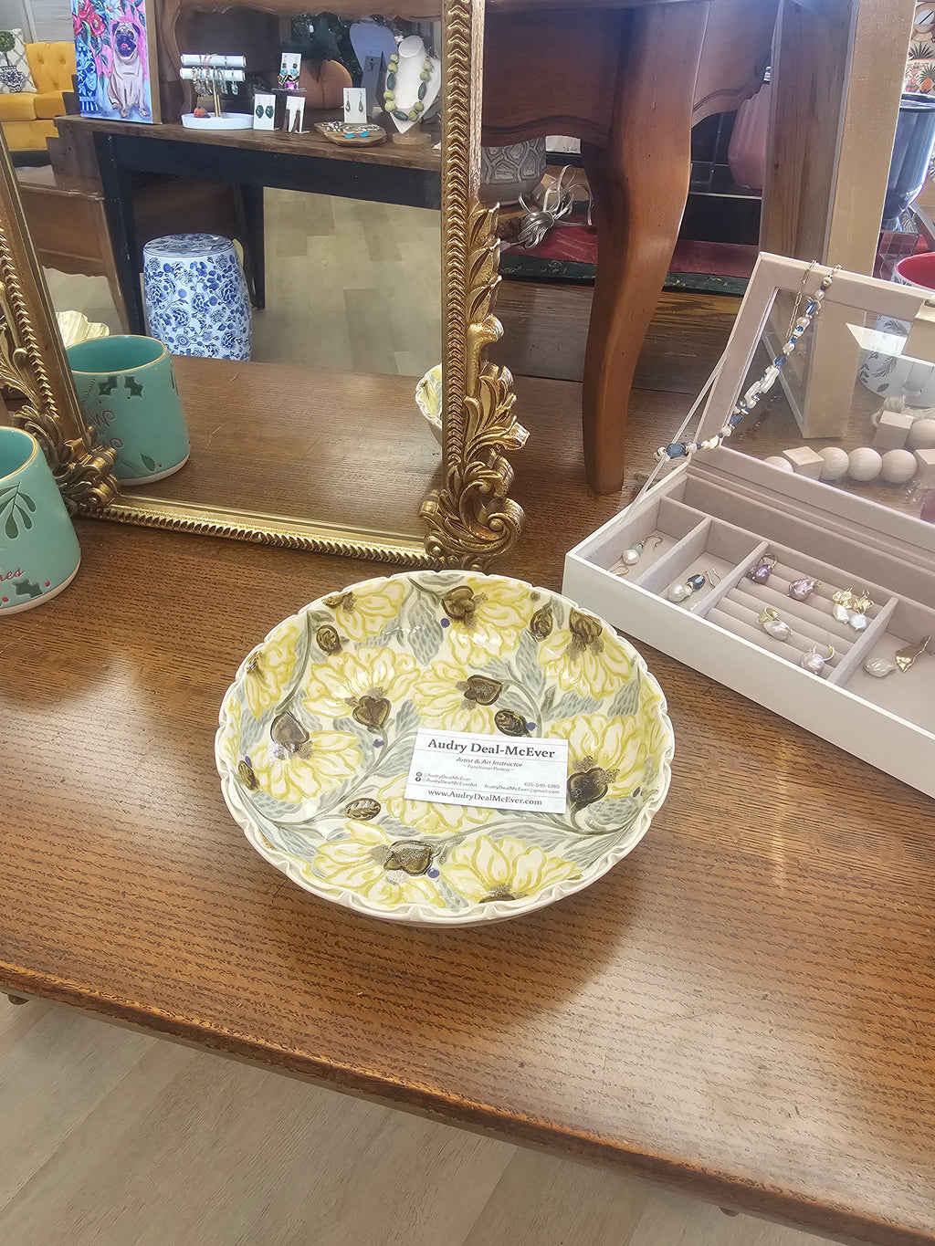 Hand-Crafted Serving Bowl