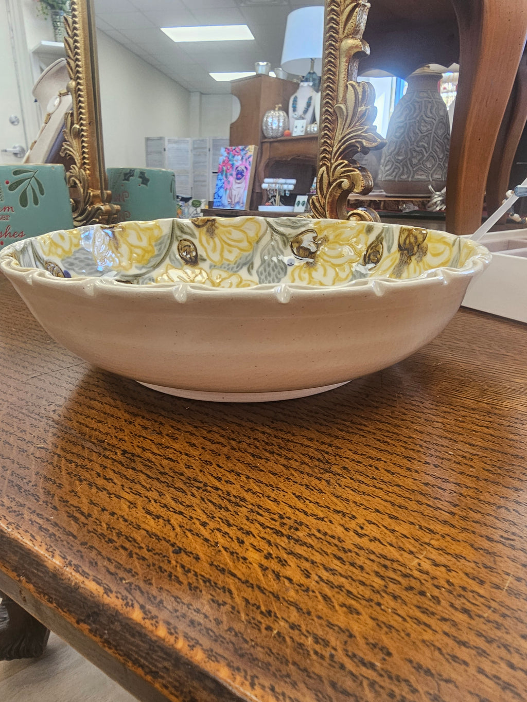Hand-Crafted Serving Bowl