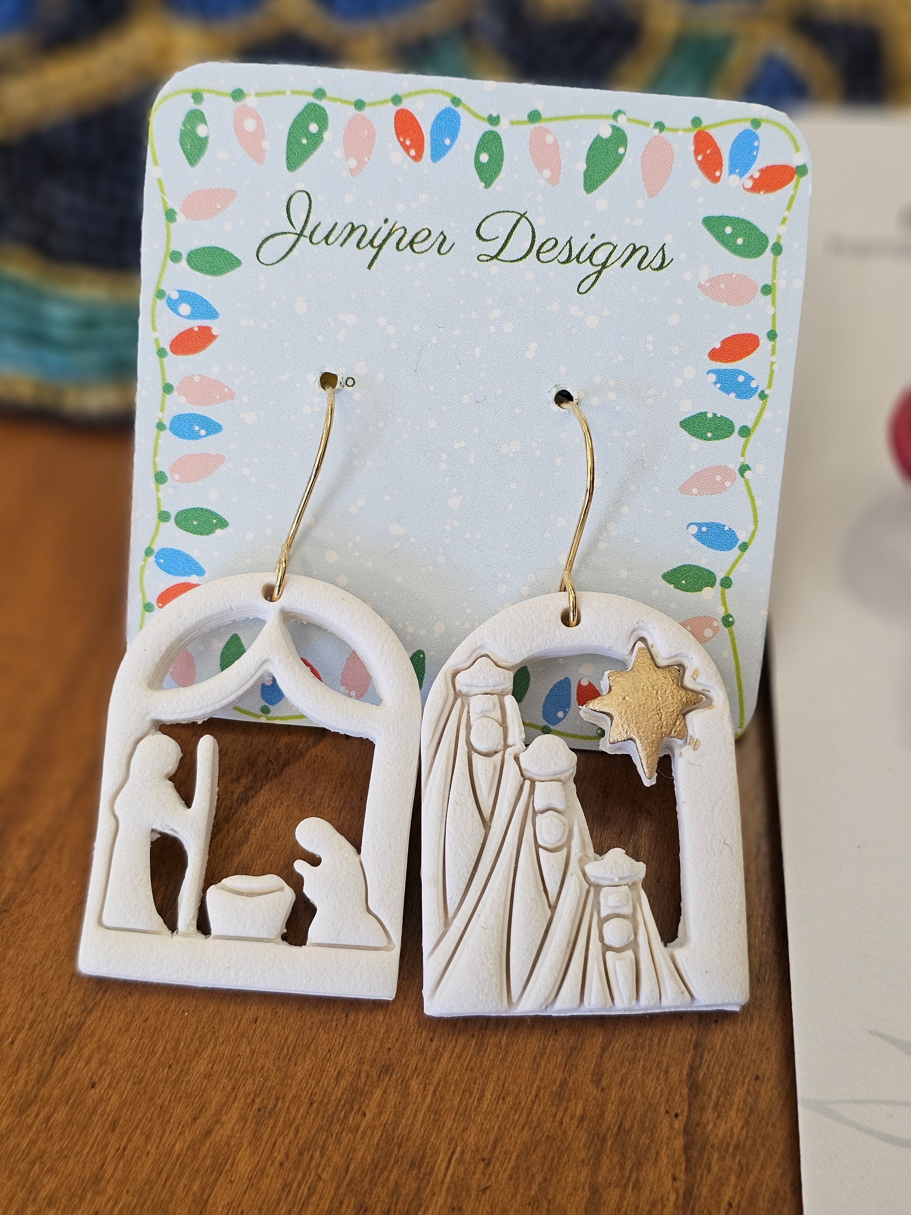 Handmade Holiday Earrings - Unique Artisan Jewelry | Juniper Skies