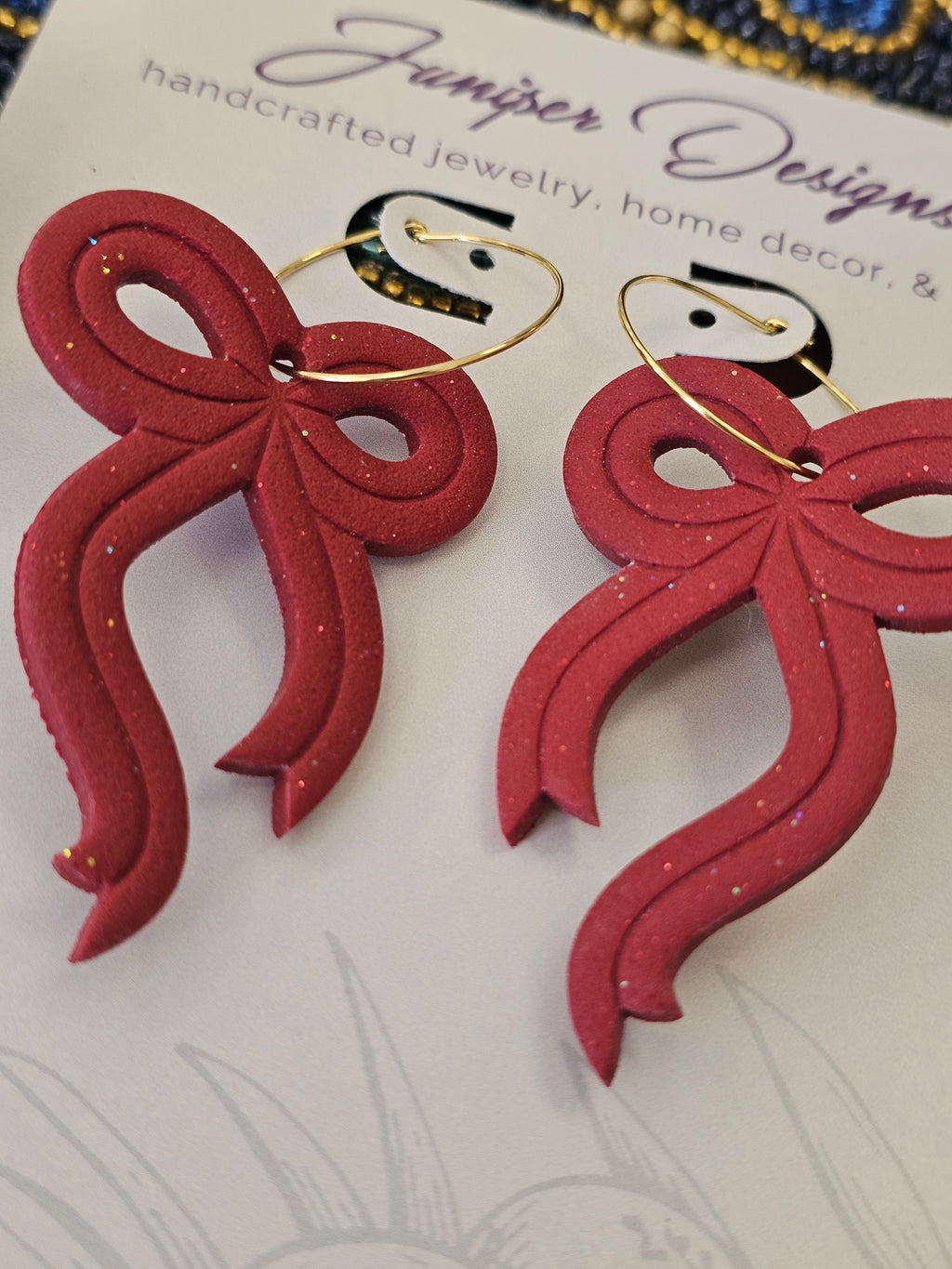 Handmade Holiday Earrings - Unique Artisan Jewelry | Juniper Skies