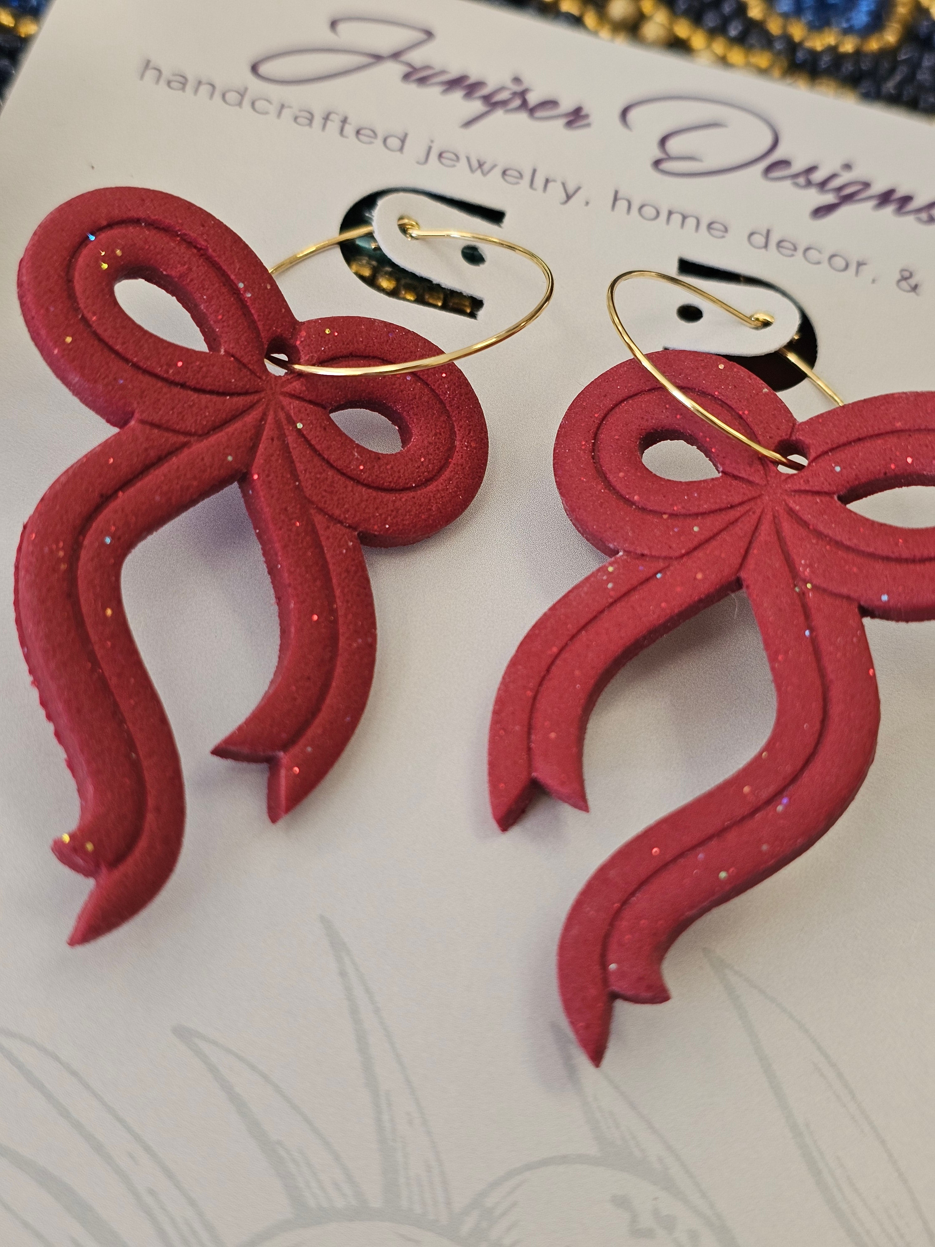 Handmade Holiday Earrings - Unique Artisan Jewelry | Juniper Skies