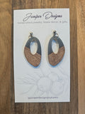 Natural Halo Wood & Acrylic Dangle| Natural Muse Collection| Juniper Skies