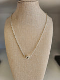 Dainty Maltese Cross Necklace| Susan Shaw| Silver