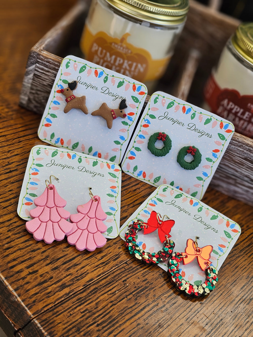 Handmade Holiday Earrings - Unique Artisan Jewelry | Juniper Skies