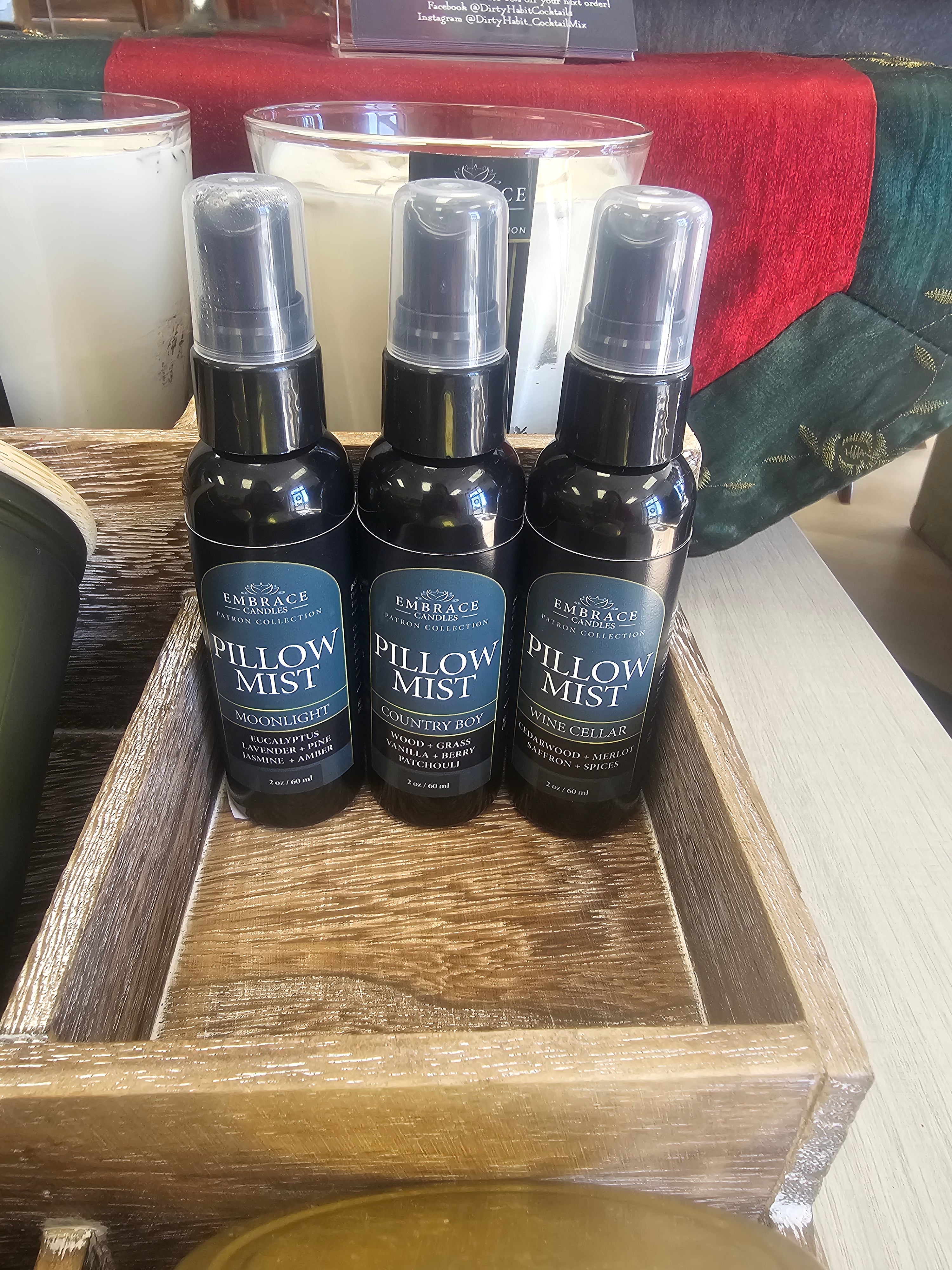 Embrace Candles- Pillow Mist