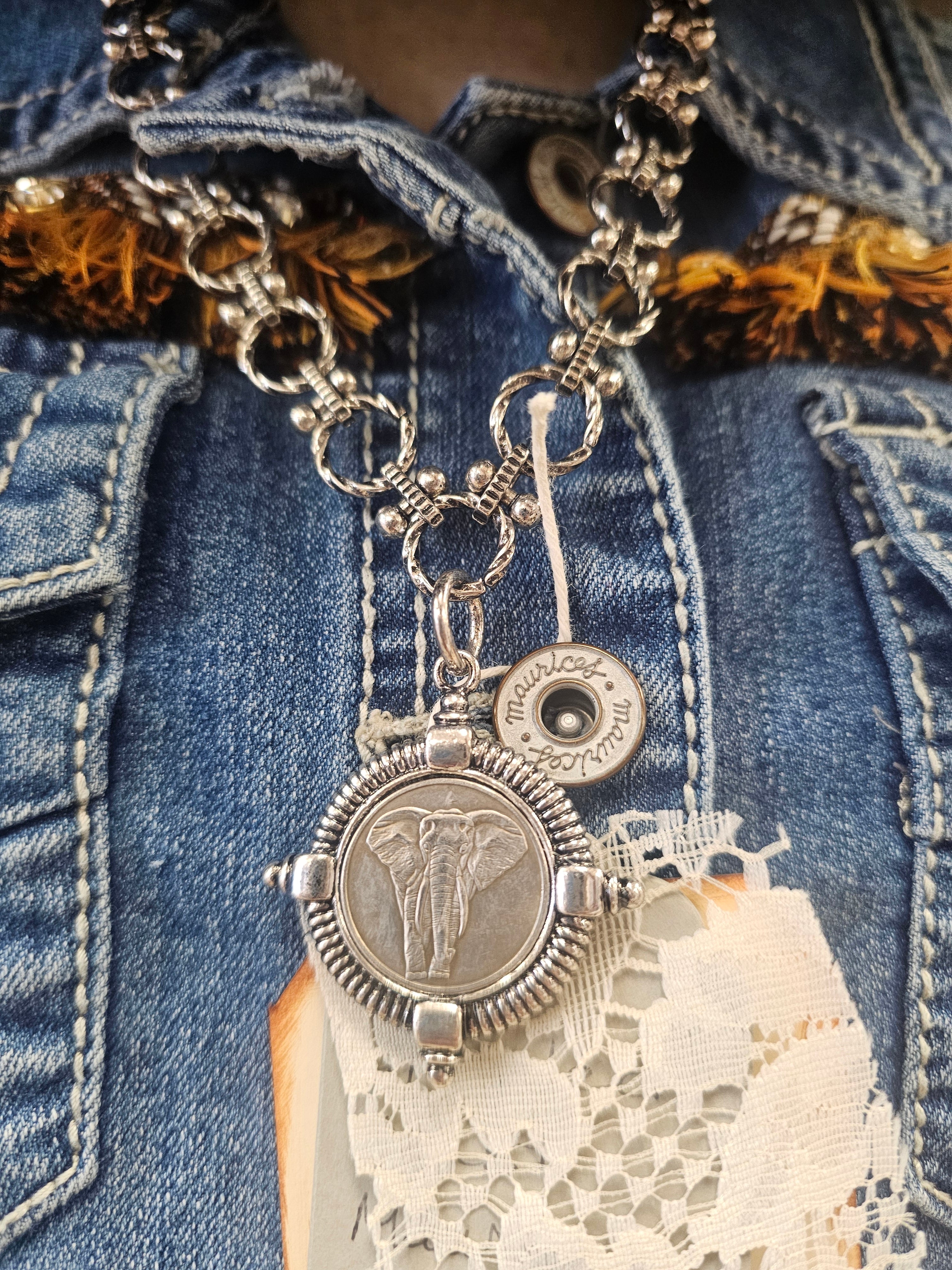 Elephant Pendant Necklace| Juniper Skies