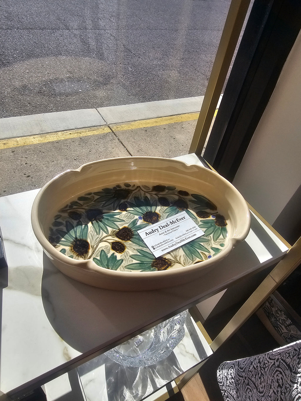 Hand-Crafted Oval Serving Dish